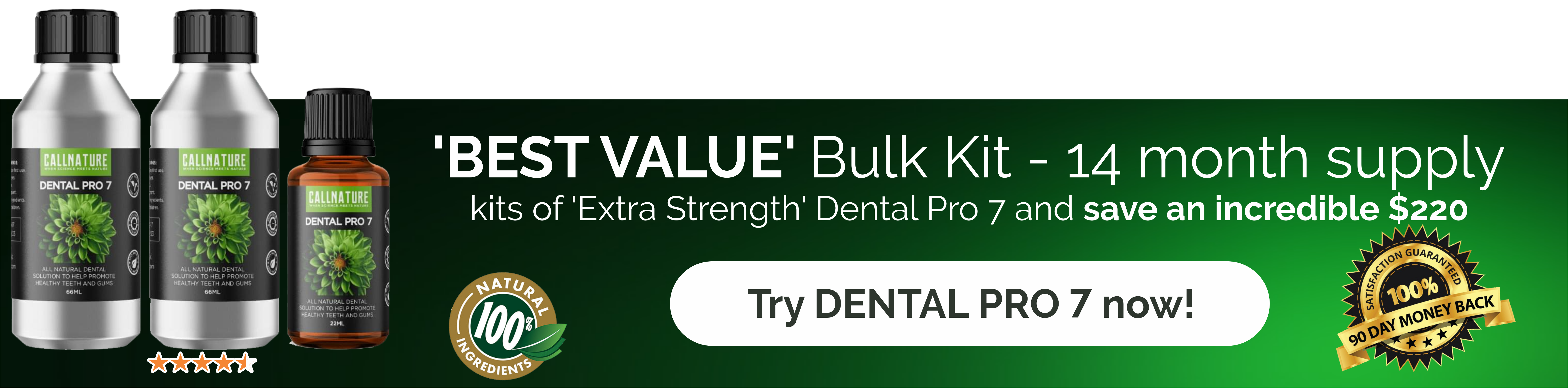 Dental Pro 7 for Unhealthy Teeth and Gums
